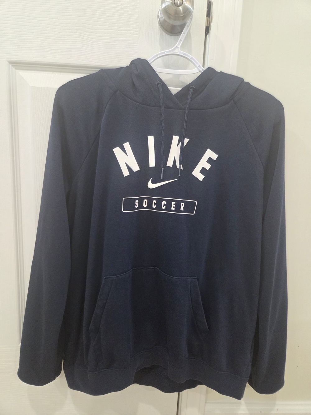 Nike Navy Blue Soccer Pullover Hoodie
